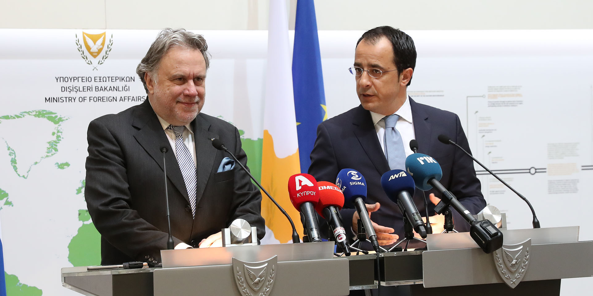 Κοινή προσέγγιση στο Κυπριακό Χριστοδουλίδης και Κατρούγκαλος (ΒΙΝΤΕΟ)