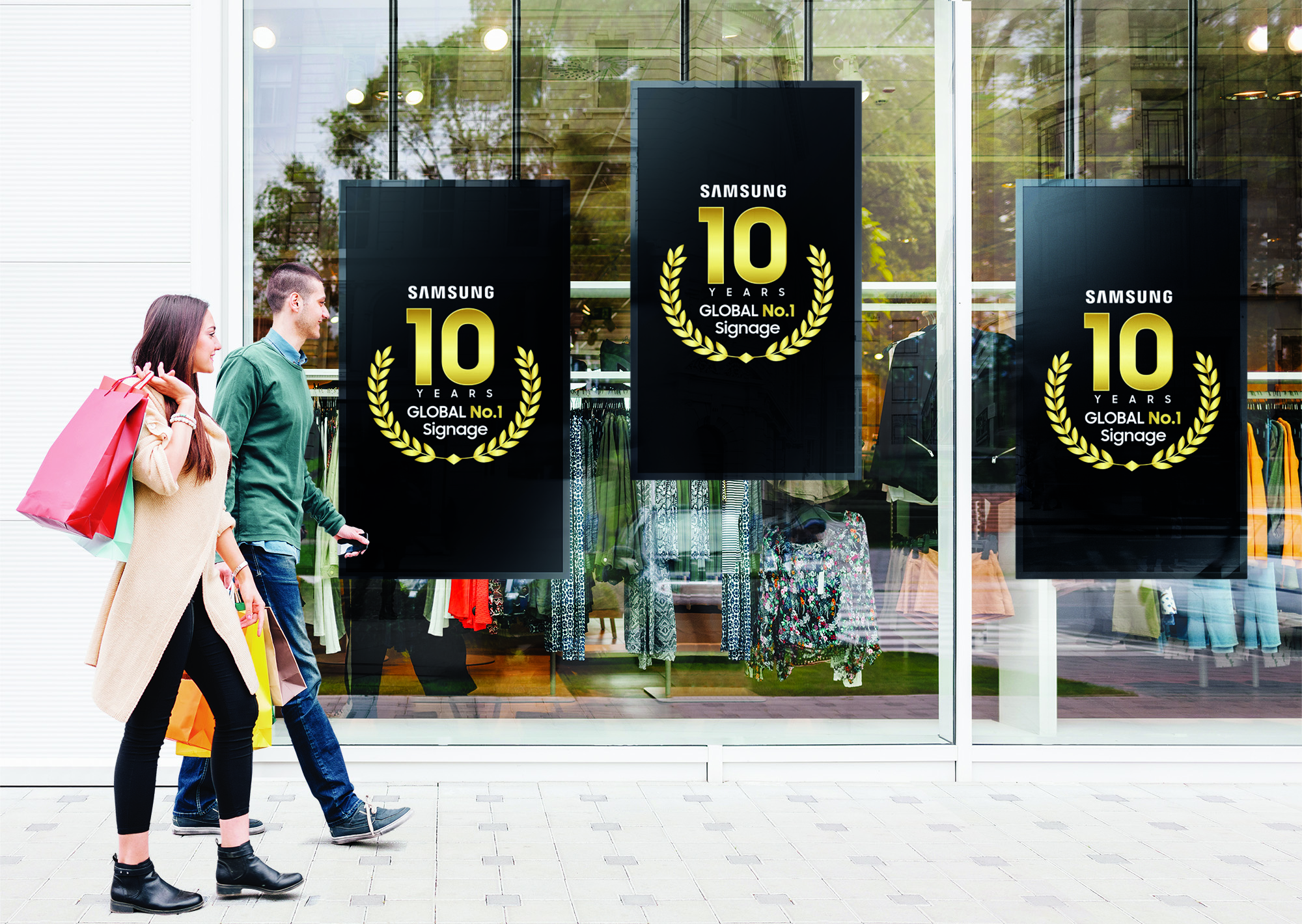 Η Samsung Δέκα Χρόνια Διεθνής Ηγέτης στην Ψηφιακή Σήμανση