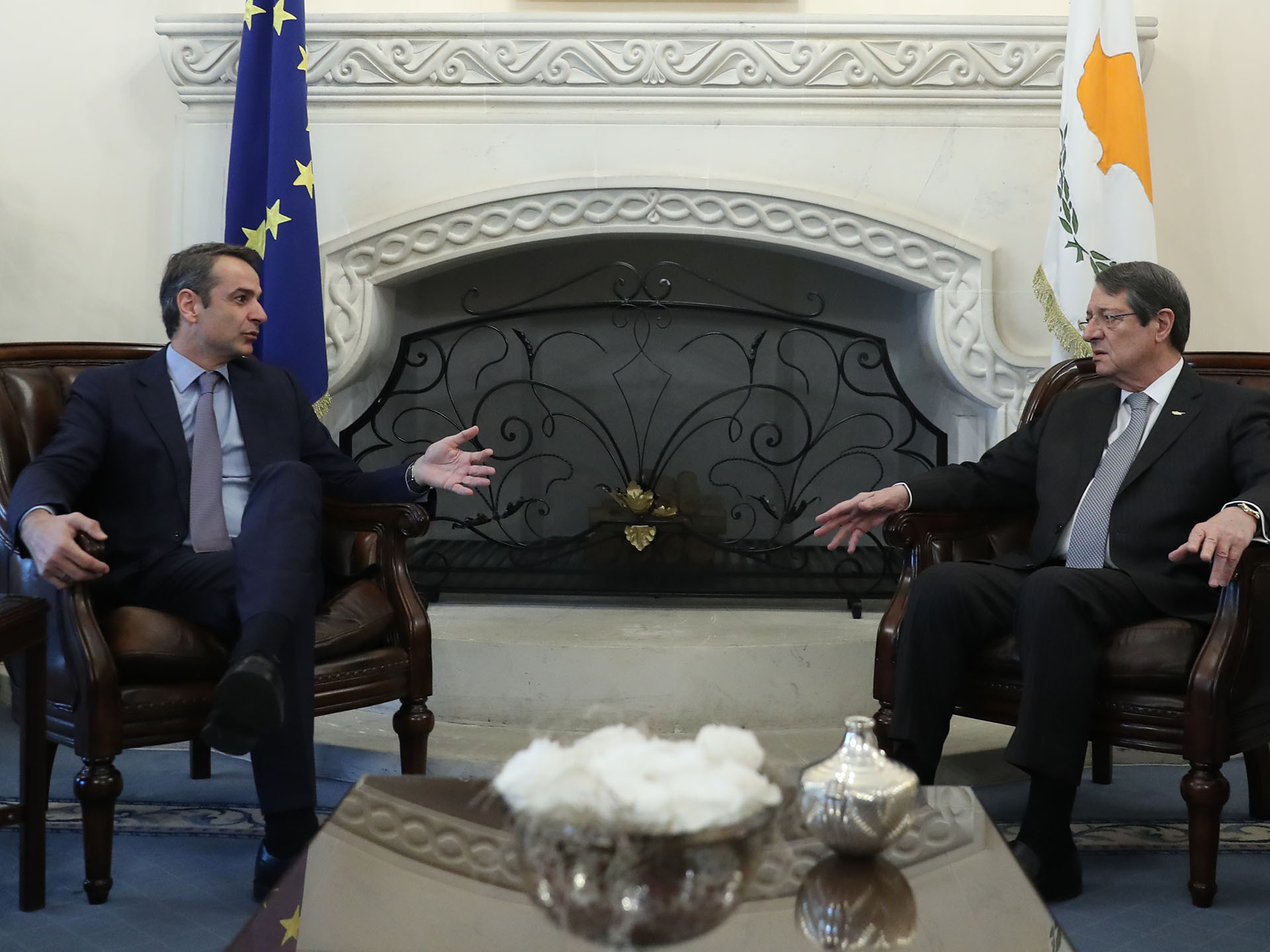 Μητσοτάκης: Εξέφρασε την εμπιστοσύνη του στον ΠτΔ για το Κυπριακό (ΦΩΤΟ)