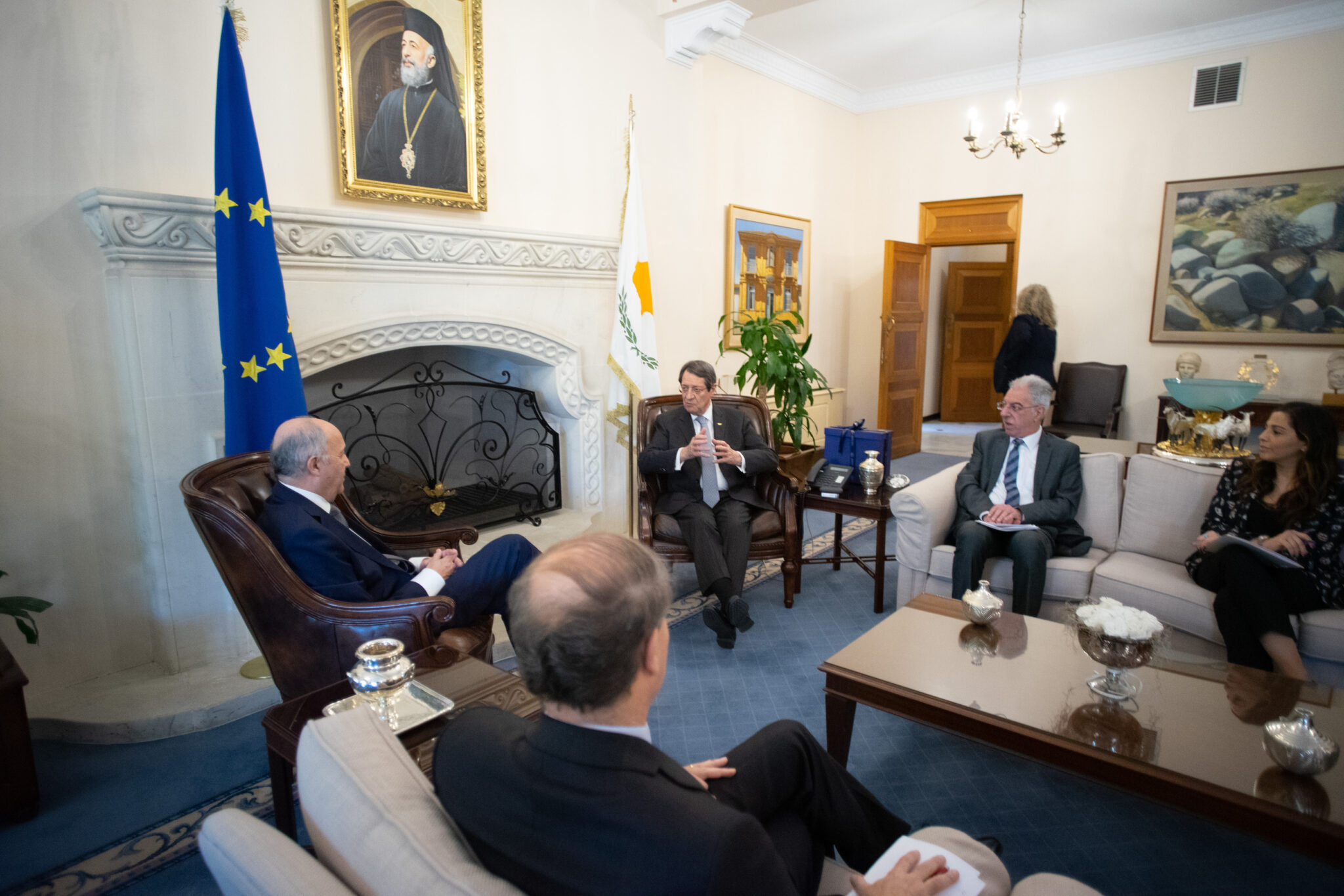 Ενημέρωσε τον Φαμπιούς για τις εξελίξεις στο Κυπριακό ο Πρόεδρος Αναστασιάδης