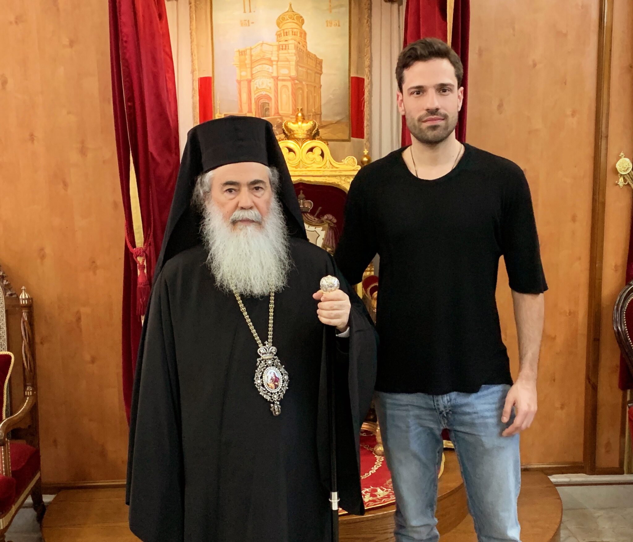 Το προσκύνημα του Κωνσταντίνου Αργυρού στους Αγίους Τόπους (ΦΩΤΟ)