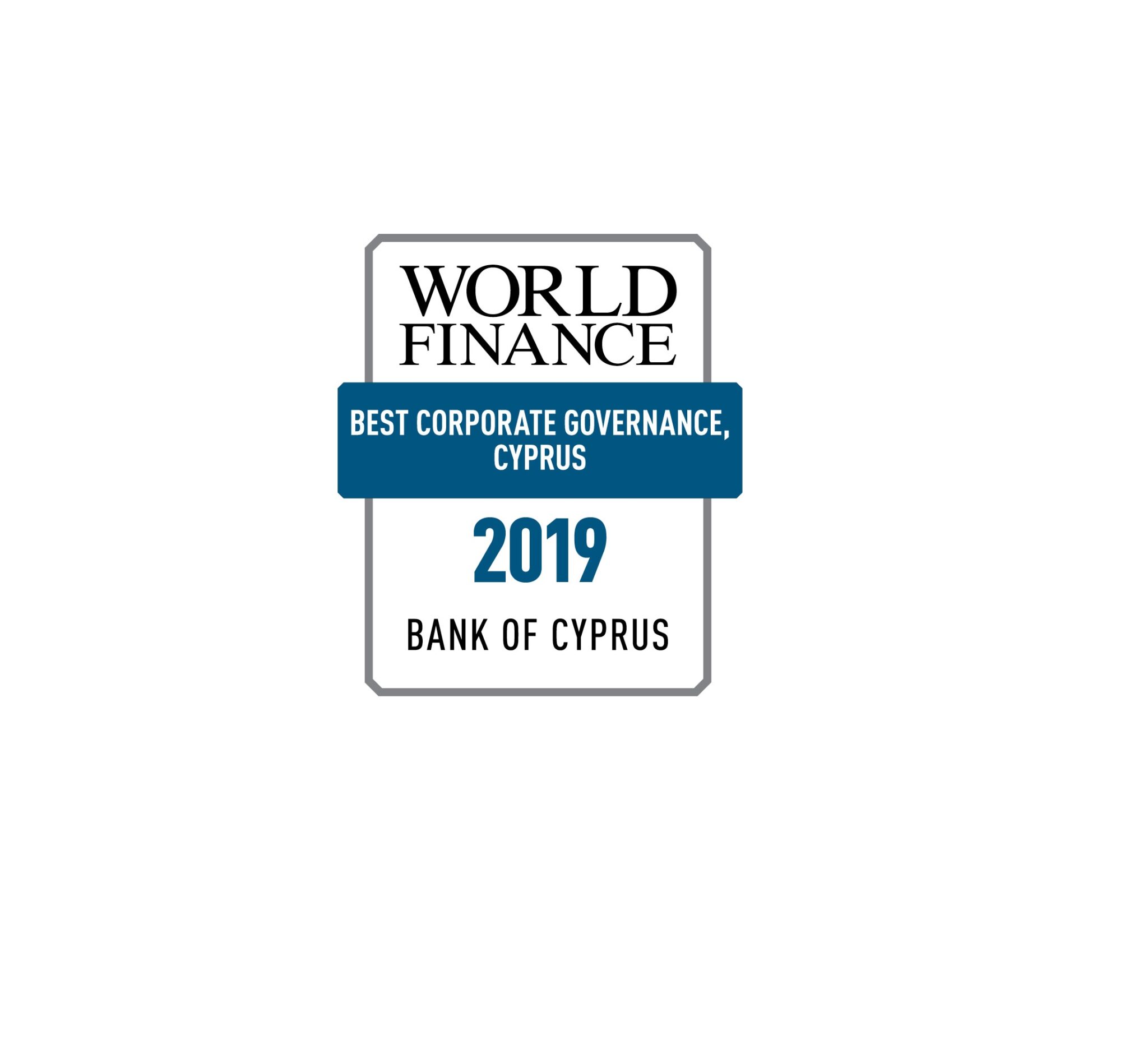 Βραβείο για Best Corporate Governance στην Κύπρο