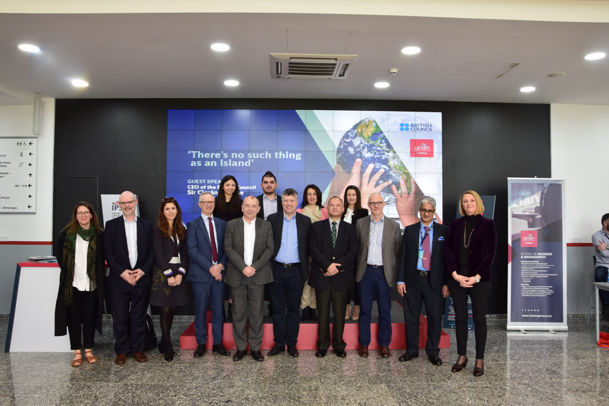 Ο Διευθύνων Σύμβουλος του British Council στο Πανεπιστήμιο UCLan Cyprus
