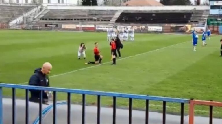 Πρόταση γάμου από διαιτητή στη… βοηθό διαιτητή (ΒΙΝΤΕΟ)