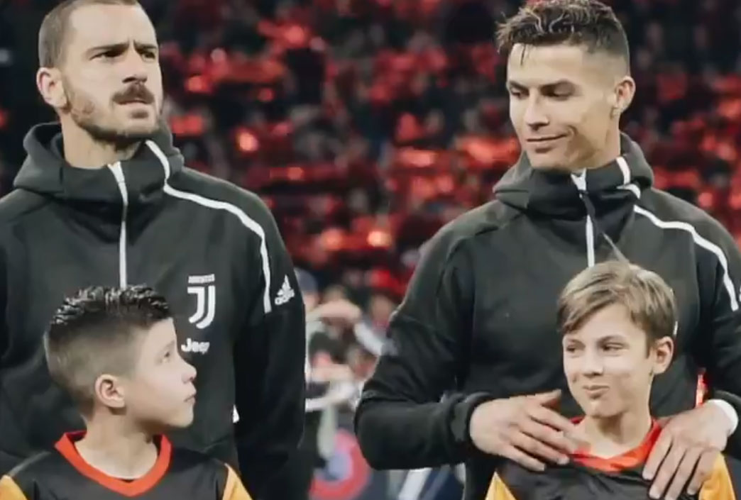 Πανέμορφη σκηνή με τον Κριστιάνο Ρονάλντο και ένα πιτσιρικά (ΒΙΝΤΕΟ)