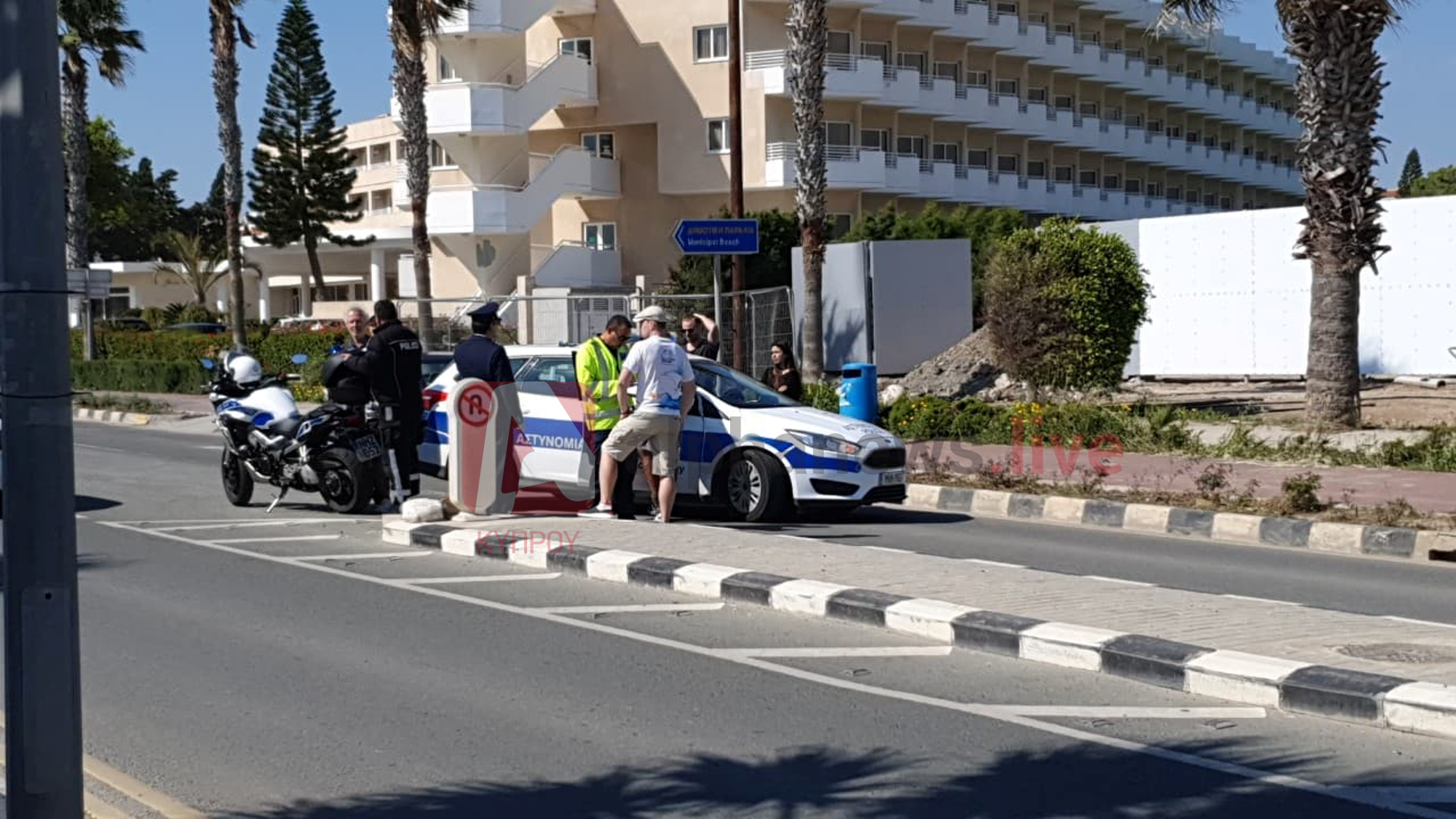 Μοιραία βόλτα για τουρίστα στη λεωφόρο Ποσειδώνος στην Πάφο (ΦΩΤΟ)