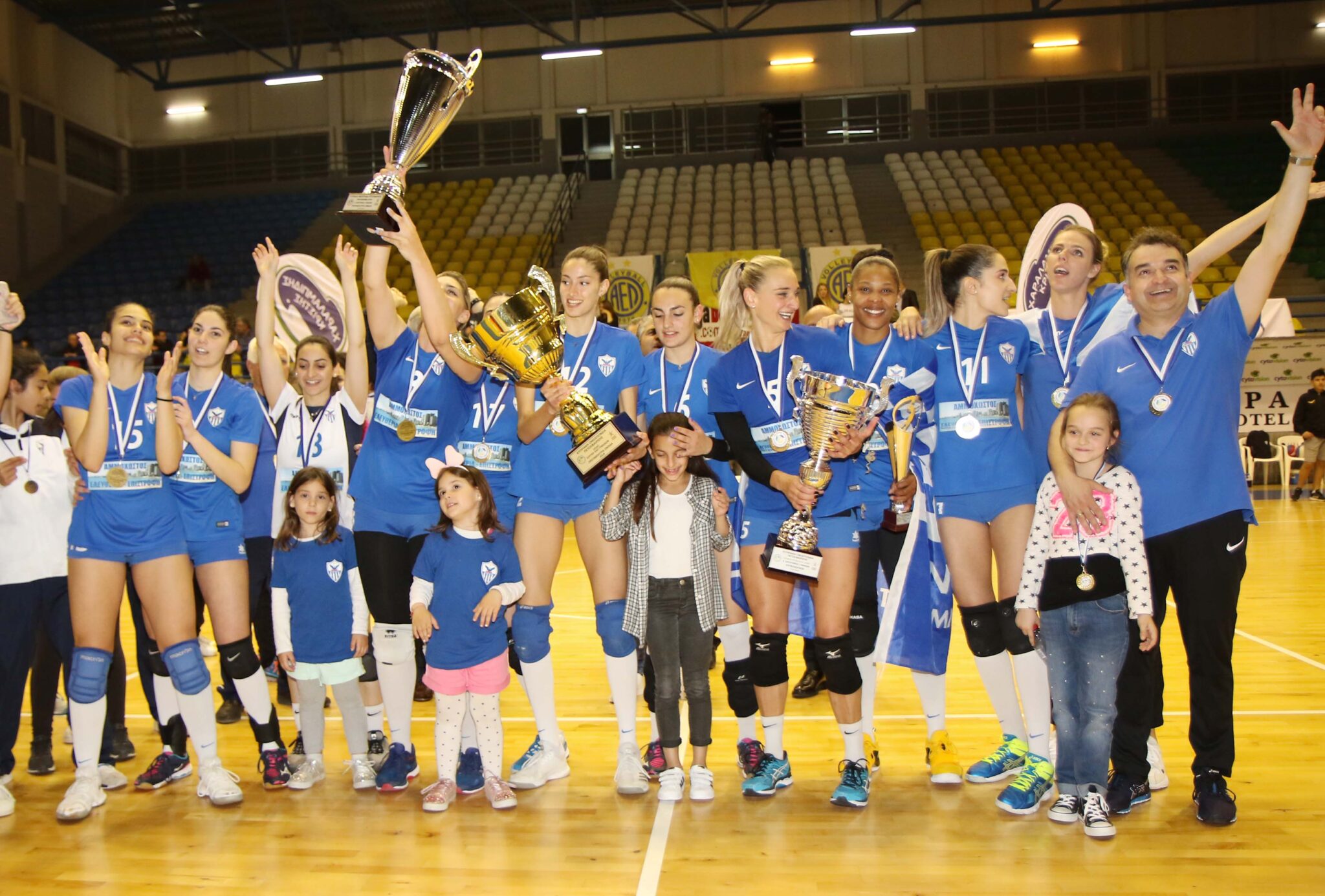 Ονειρική χρονιά για την πετοσφαιρική Ανόρθωση: Πήρε το 7ο Κύπελλο και το τρέμπλ