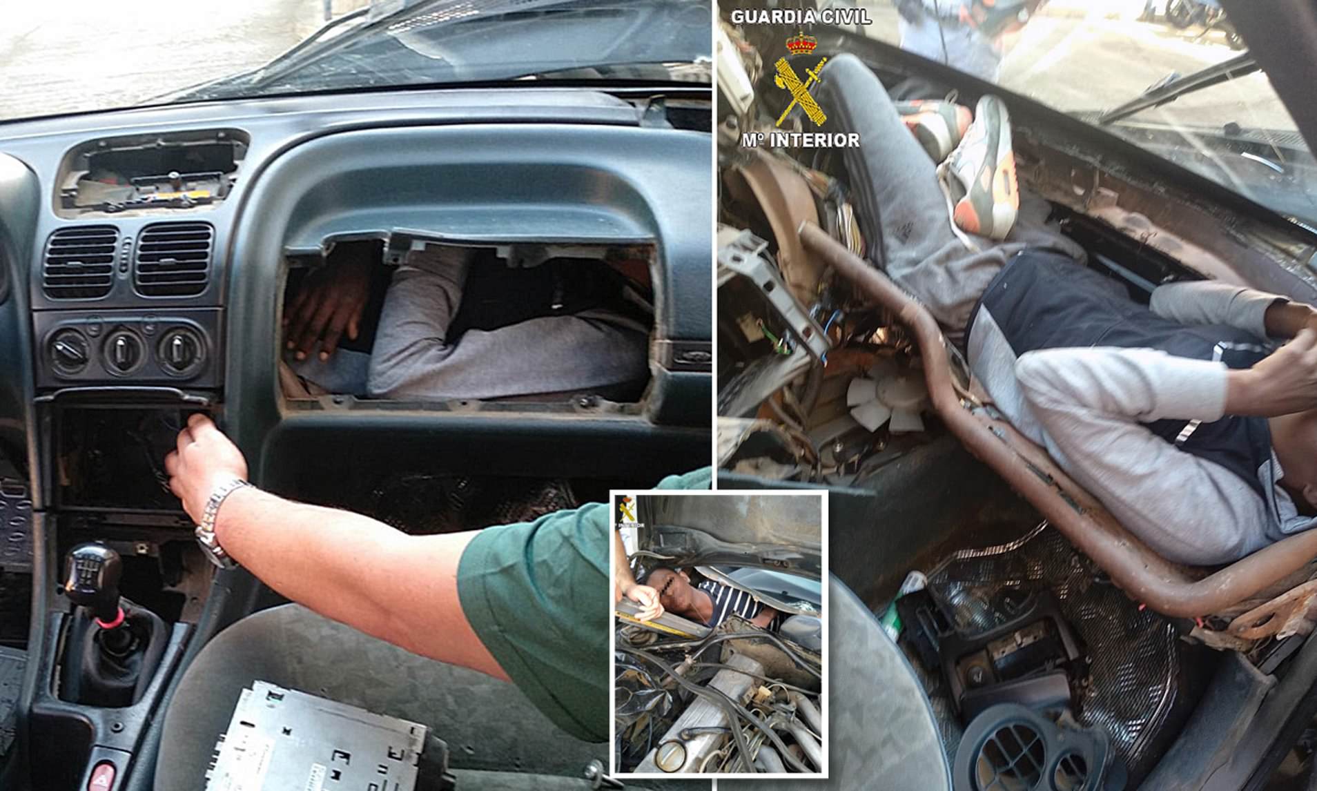 Άνοιξαν το ντουλαπάκι του αυτοκινήτου και βρήκαν κρυμμένο έναν άνθρωπο (ΦΩΤΟ)