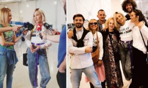 Η Τάμτα αναχώρησε για το Ισραήλ με 8 βαλίτσες και με δώρα…χαλούμι και σεφταλιά