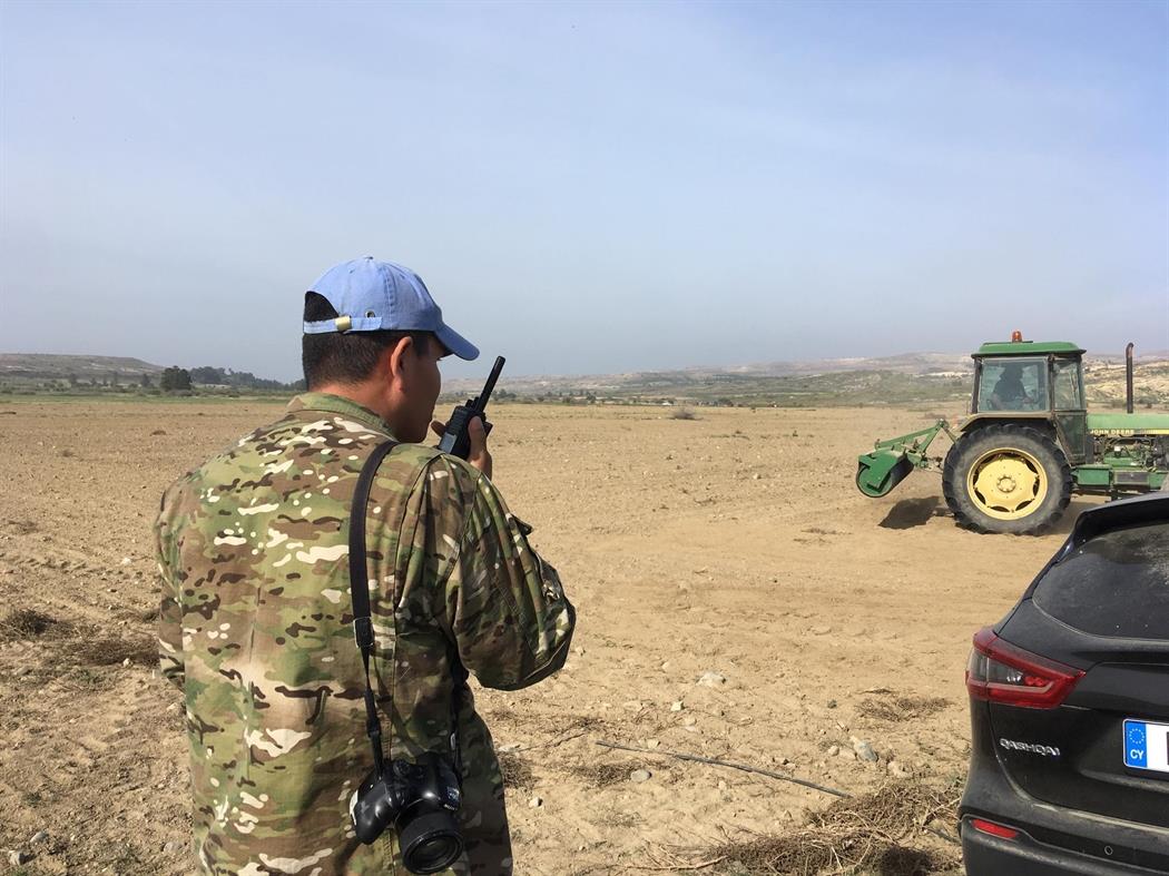 Τ/κ προχώρησαν σε θέρισμα χωραφιών που είχαν καλλιεργήσει Ε/κ στη Δένεια