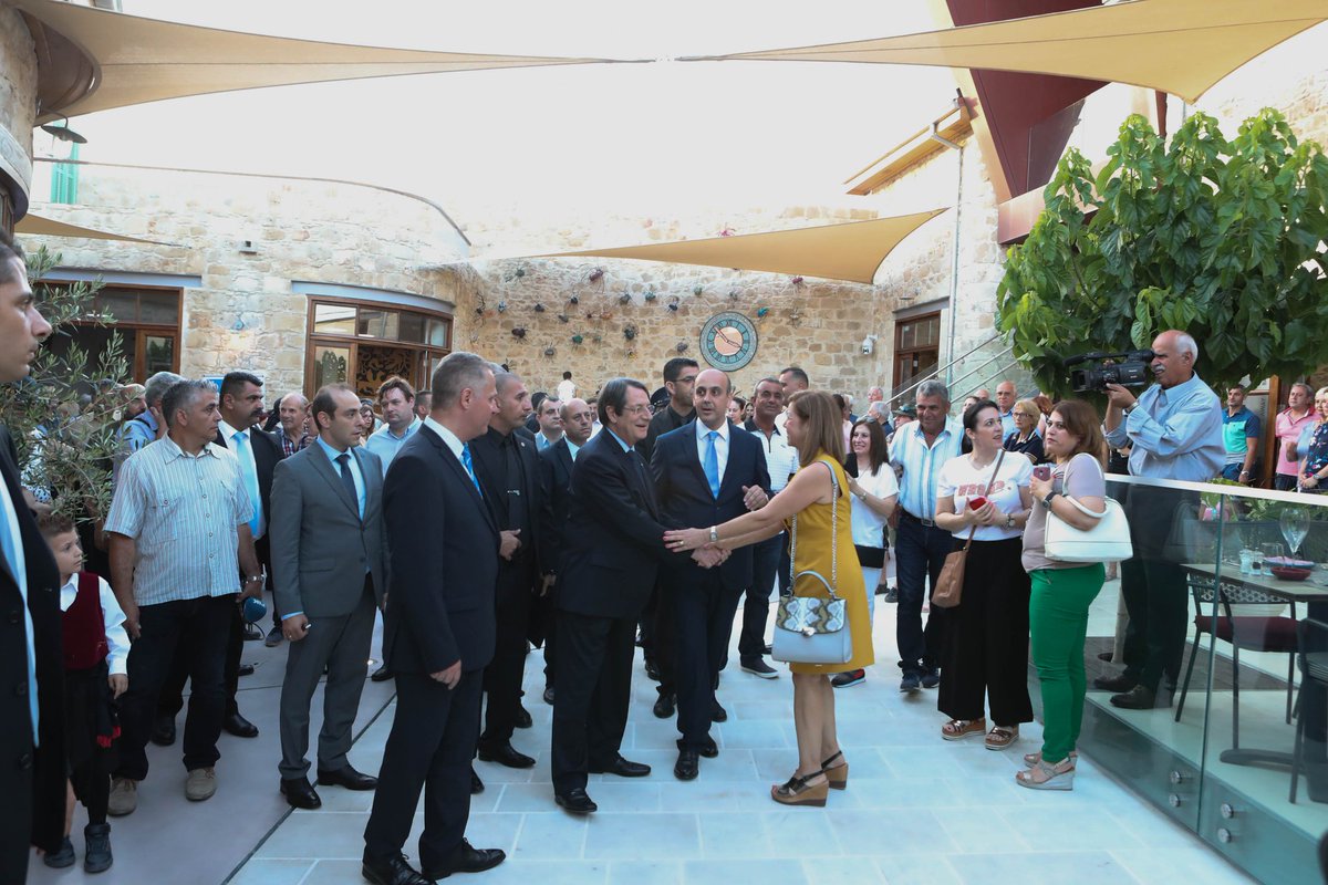 Το Χάνι του Ιμπραήμ εγκαινίασε ο Πρόεδρος Αναστασιάδης (ΦΩΤΟ)