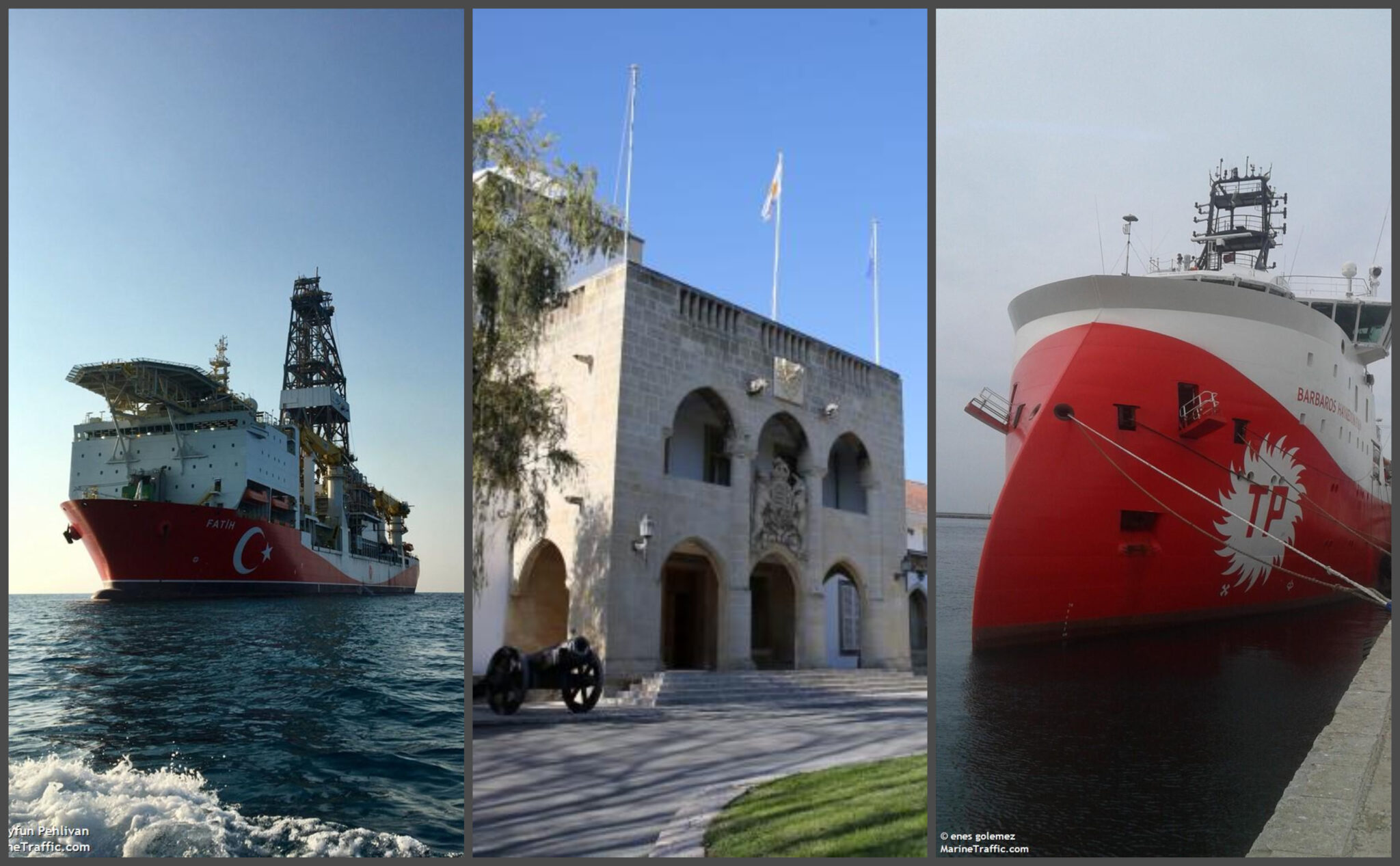 Από τα δυτικά το Fatih και από τα νότια το Barbaros (XAΡΤΕΣ)