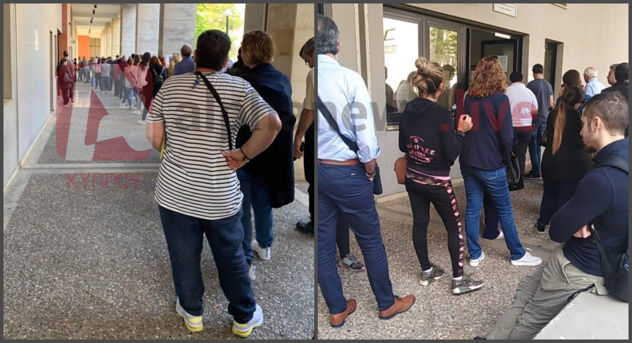 Ουρά ταλαιπωρίας για δεκάδες αυτοεργοδοτούμενους στη Λεμεσό (ΦΩΤΟ)