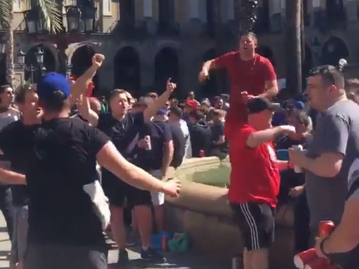 Αναστάτωσαν τη Βαρκελώνη οι οπαδοί της Λίβερπουλ