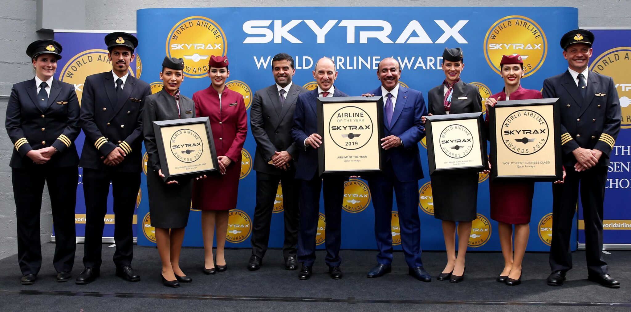 Η Qatar Airways Κερδίζει Τέσσερα Βραβεία στα Skytrax World Airline Awards 2019