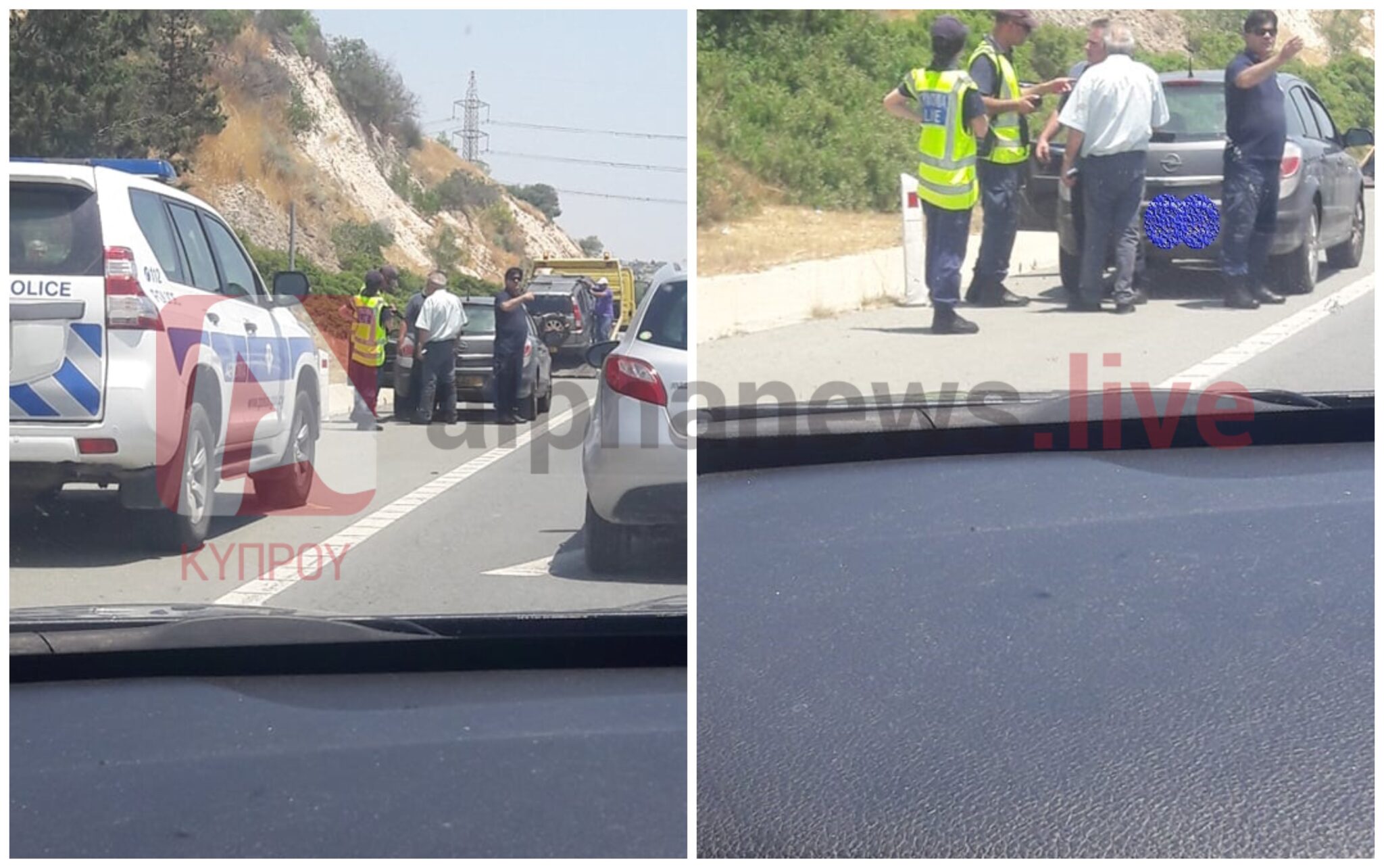 Κλειστή η δεξιά λωρίδα κυκλοφορίας στον αυτοκινητόδρομο Λευκωσίας-Λάρνακας