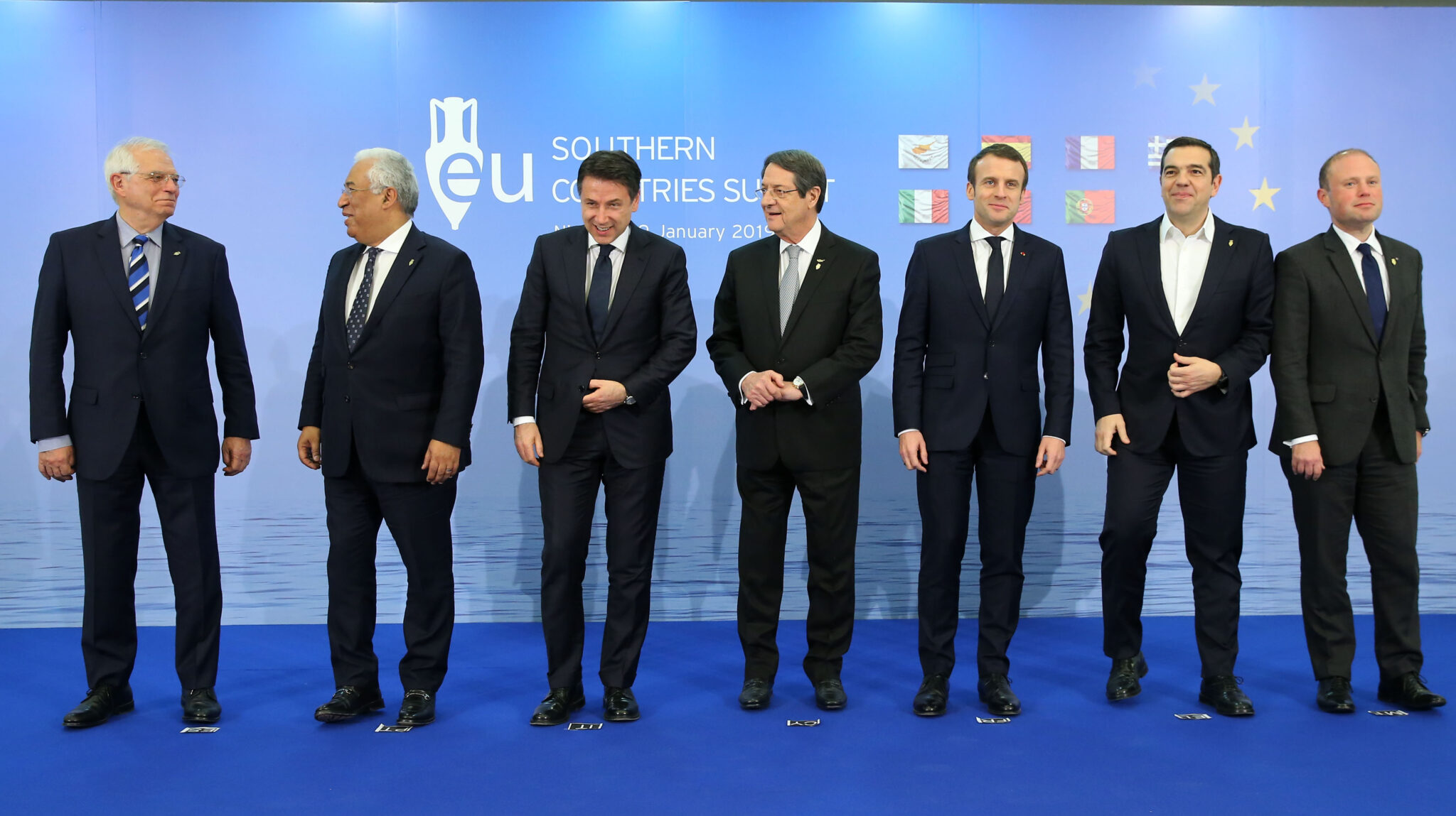 O Πρόεδρος Αναστασιάδης ενημερώνει τους MED7 για τις προκλήσεις των Τούρκων