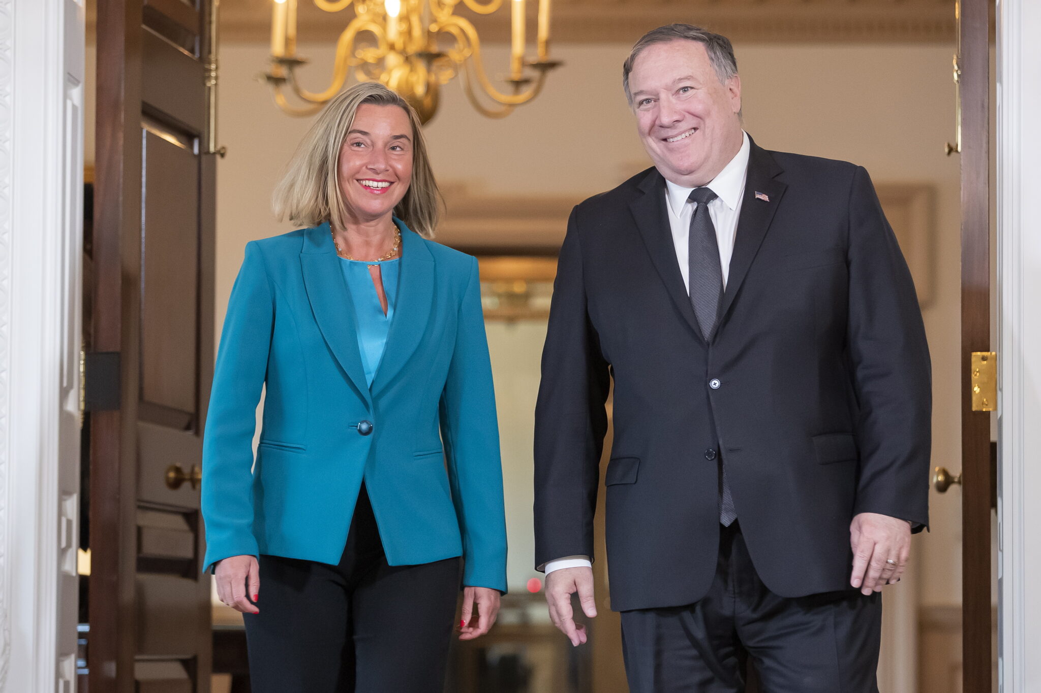 Τα είπαν στην Ουάσιγκτον Μογκερίνι και Πομπέο