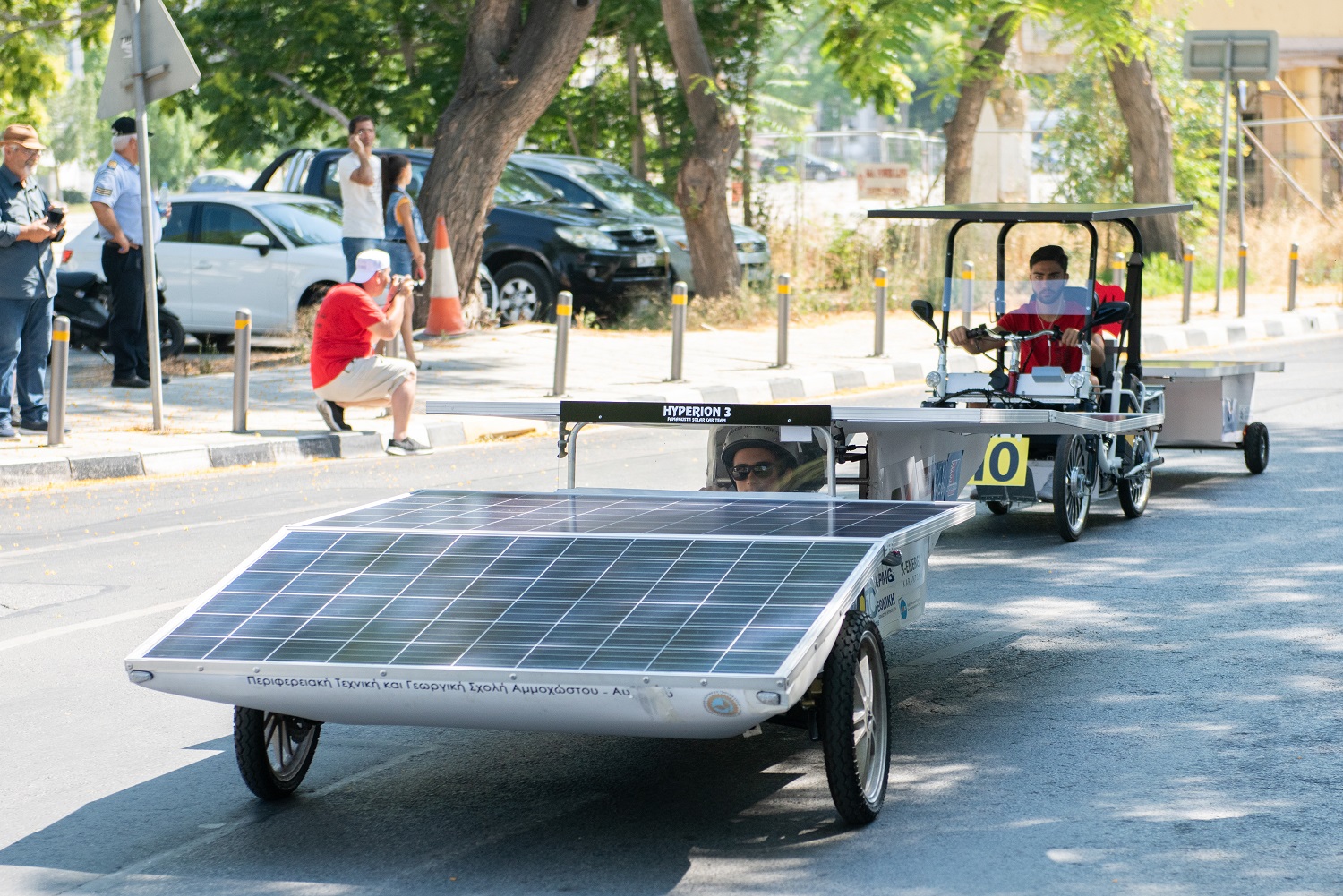 Εντυπωσιακό θέαμα προσέφερε ο 10ος Αγώνας Ηλιακών Οχημάτων