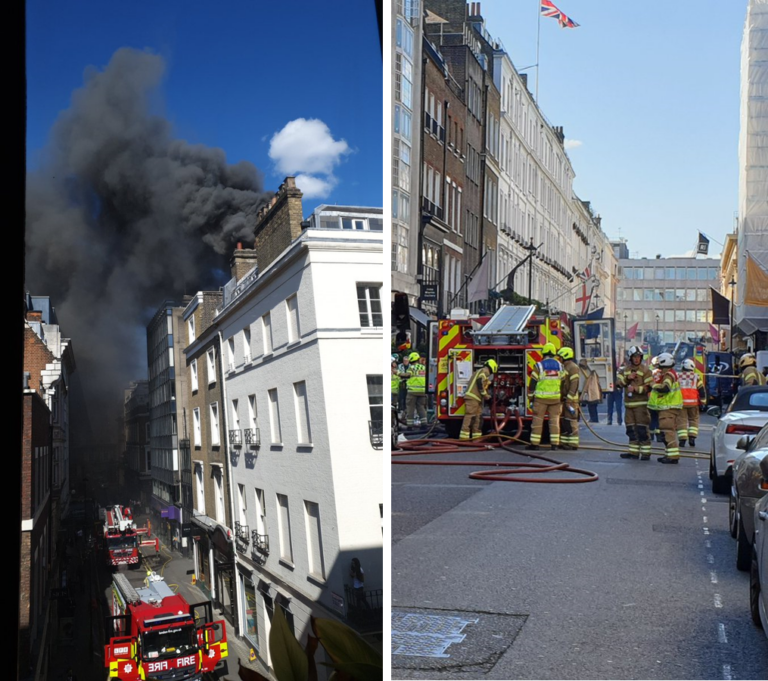 Μεγάλη πυρκαγιά σε πολυόροφο κτίριο στο κέντρο του Λονδίνου (ΒΙΝΤΕΟ&ΦΩΤΟ)