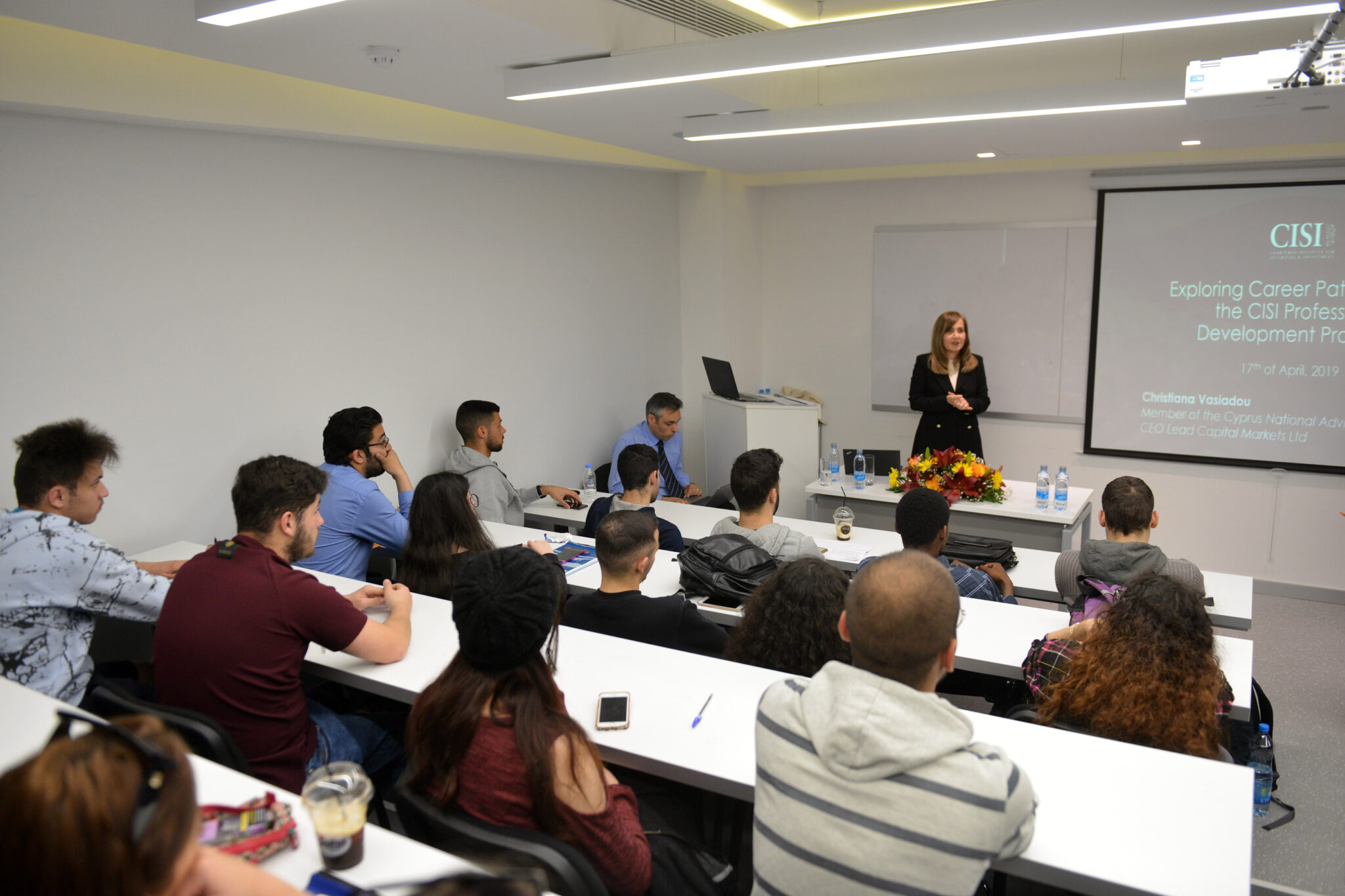 Φοιτητές του ΕUC εξερεύνησαν τις επιλογές σταδιοδρομίας με το CISI