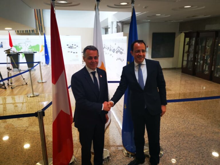 Μέσω Ελβετίας… το μήνυμα Χριστοδουλίδη για τις τουρκικές προκλήσεις στην ΑΟΖ