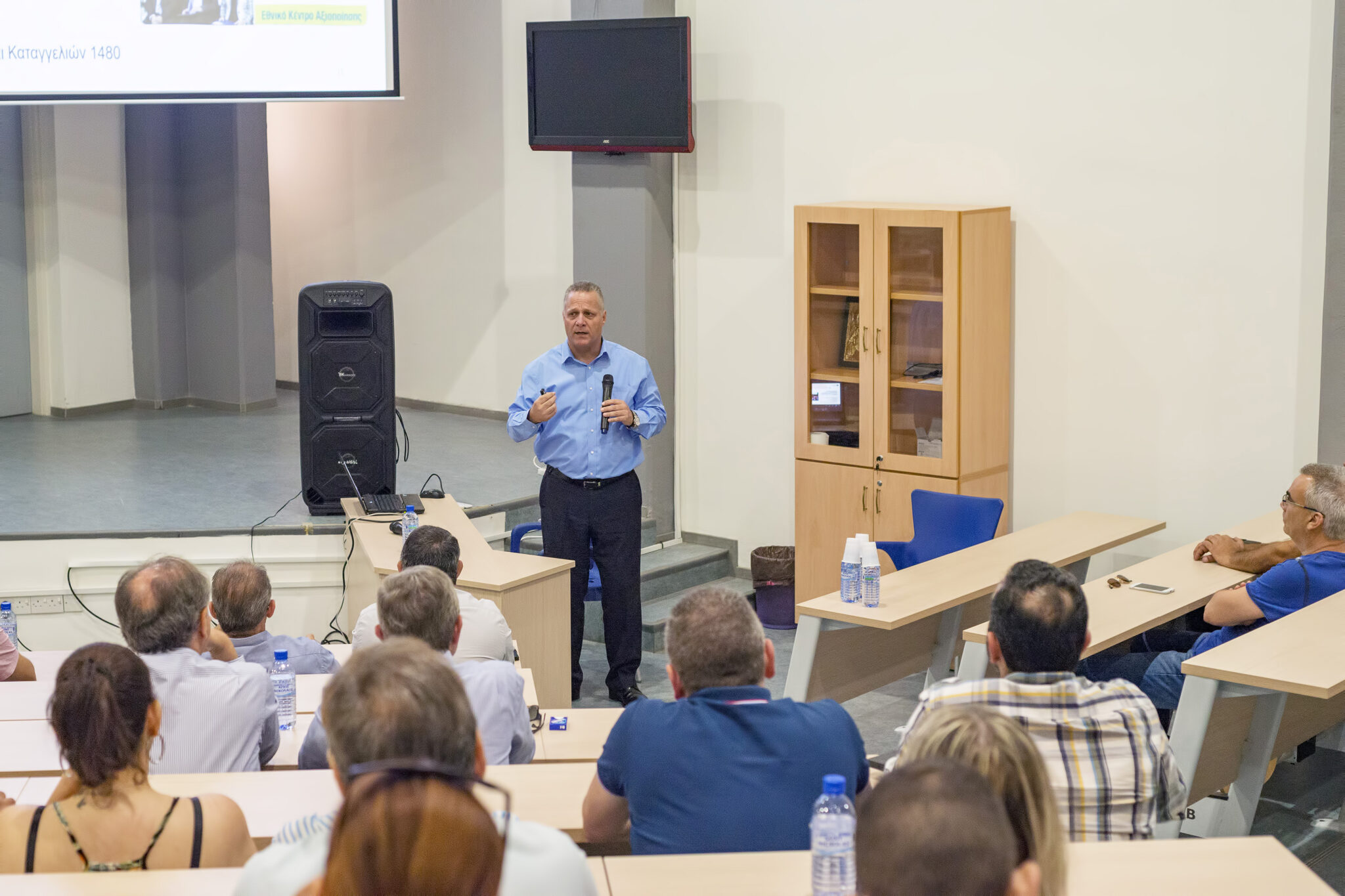 To "αύριο" της Παιδείας παρουσίασε σε γονείς της Λεμεσού ο Κώστας Χαμπιαούρης