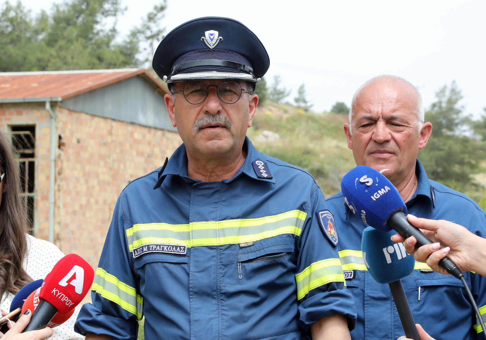 Η τελευταία ημέρα του Μάρκου Τράγκολα στην Πυροσβεστική Υπηρεσία (ΦΩΤΟ)