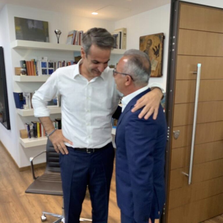 Με τον νέο Έλληνα Πρωθυπουργό συναντήθηκε ο Αβέρωφ Νεοφύτου