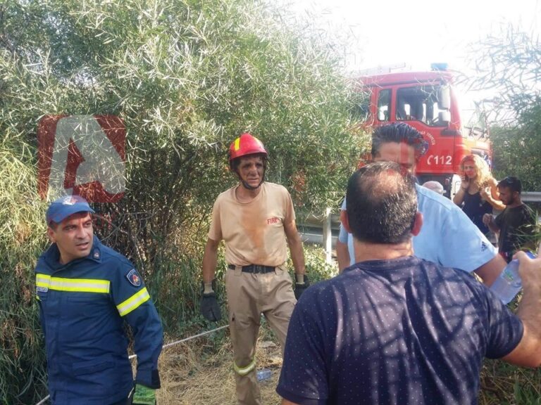 Στο ΓΝ Λεμεσού γυναίκα που επέβαινε στο όχημα που κατέπεσε σε γκρεμό στη Λάνια