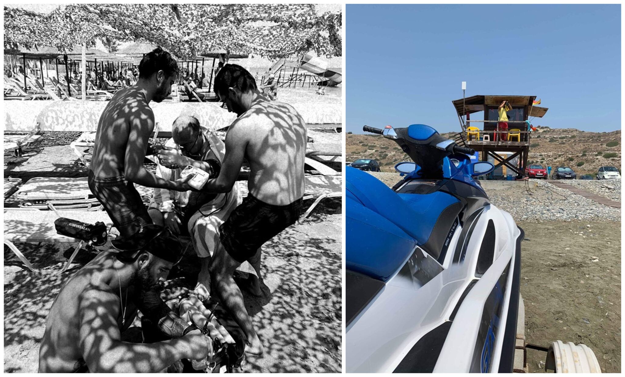 Λεμεσός: Ναυαγοσώστες έσωσαν δυο λουόμενους από πνιγμό (ΦΩΤΟ)