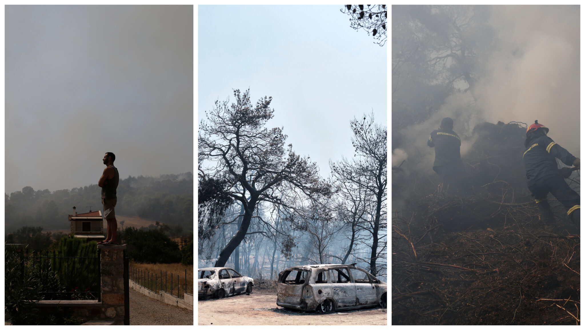 Εικόνες καταστροφής από τον πύρινο εφιάλτη στην Εύβοια (ΒΙΝΤΕΟ&ΦΩΤΟ)