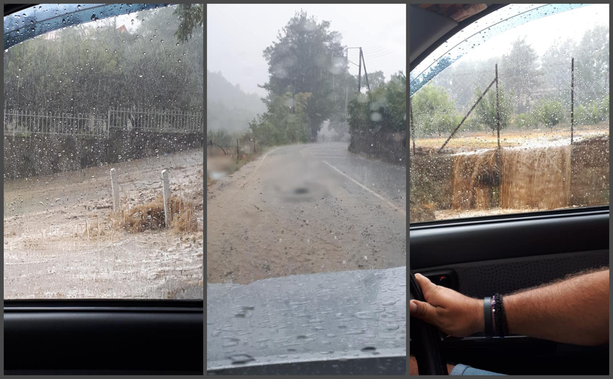 Κατολισθήσεις βράχων και ορμητικοί χείμαρροι από τις βροχές στα ορεινά (ΒΙΝΤΕΟ)