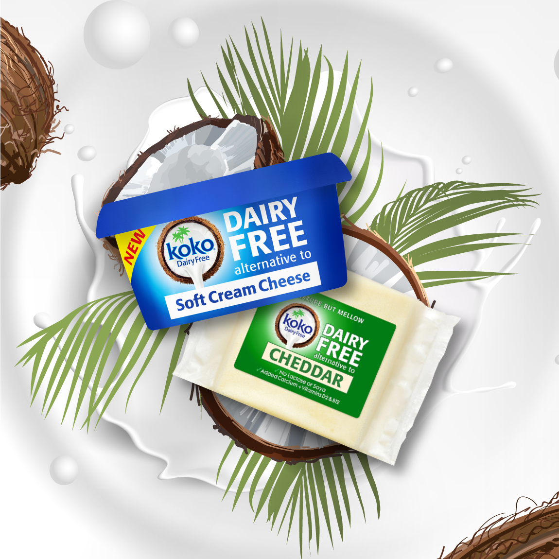 Νέα σειρά εναλλακτικών τυριών Koko Dairy Free