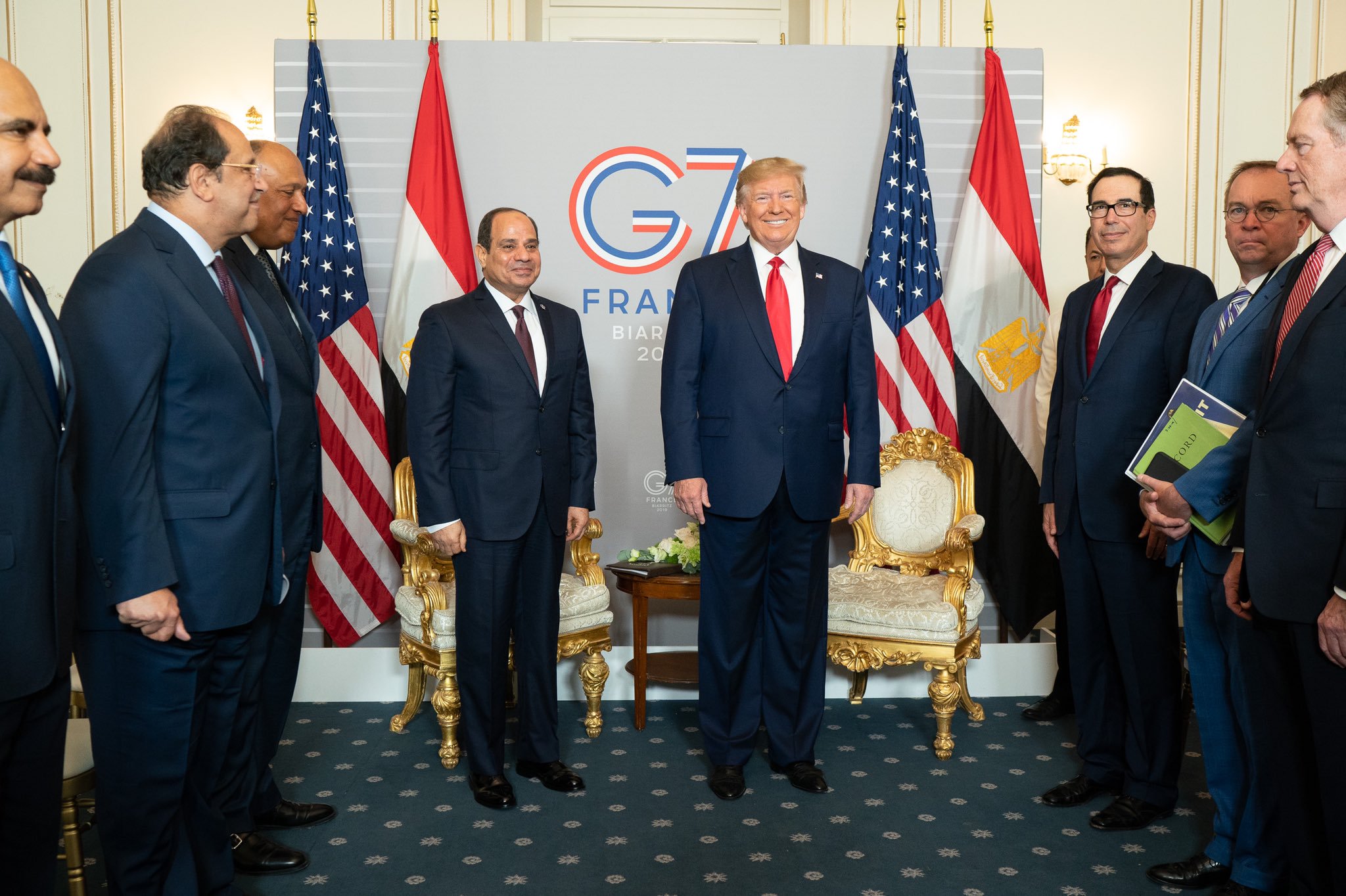 Εξαιρετικά ευχαριστημένος ο Τραμπ από τη συνάντηση με τον Σίσι