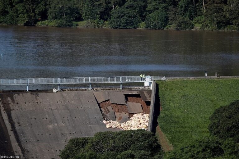 Συναγερμός στη Βρετανία για φράγμα που κινδυνεύει με κατάρρευση (ΒΙΝΤΕΟ)