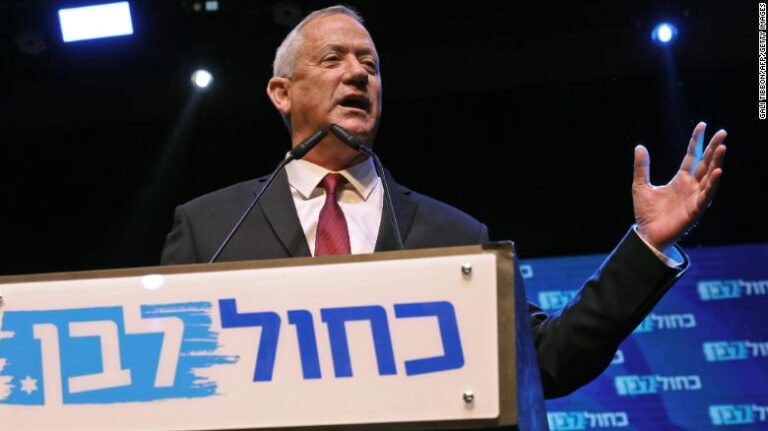 Γκαντζ: "Θα σχηματίσω κυβέρνηση ενότητας με εμένα επικεφαλής"