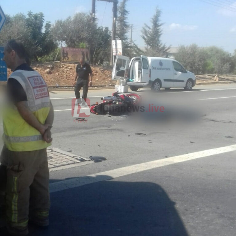 Σοβαρό τροχαίο ατύχημα με μοτοσικλετιστή στον δρόμο Δεκέλειας-Ξυλοτύμπου (ΦΩΤΟ)