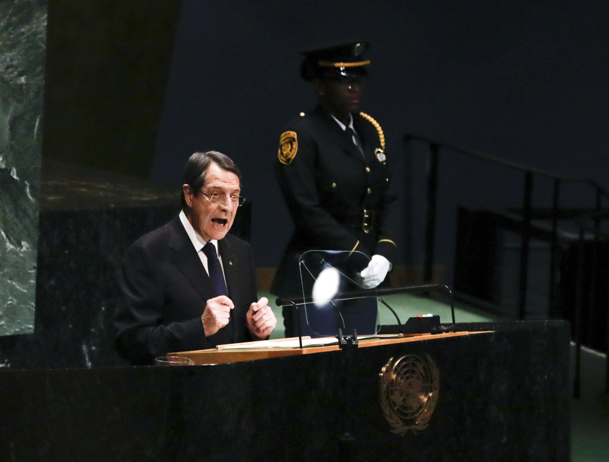 Οι πρώτες αντιδράσεις για την ομιλία Αναστασιάδη στη Γενική Συνέλευση