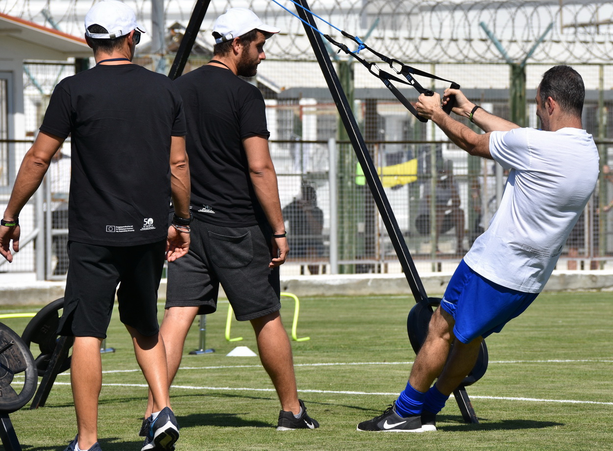 Κρατούμενοι γυμνάστηκαν και έστειλαν το μήνυμα #BeActive (ΦΩΤΟ)