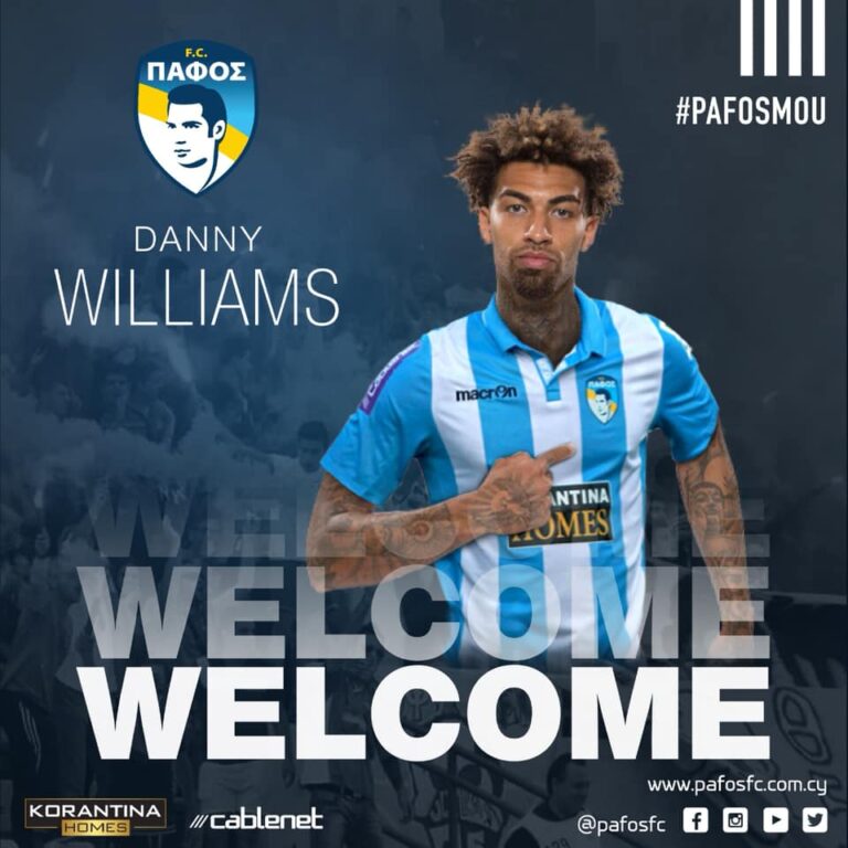Νέα μεταγραφική «βόμβα» από την Πάφο: Ανακοίνωσε Ντάνι Γουίλιαμς
