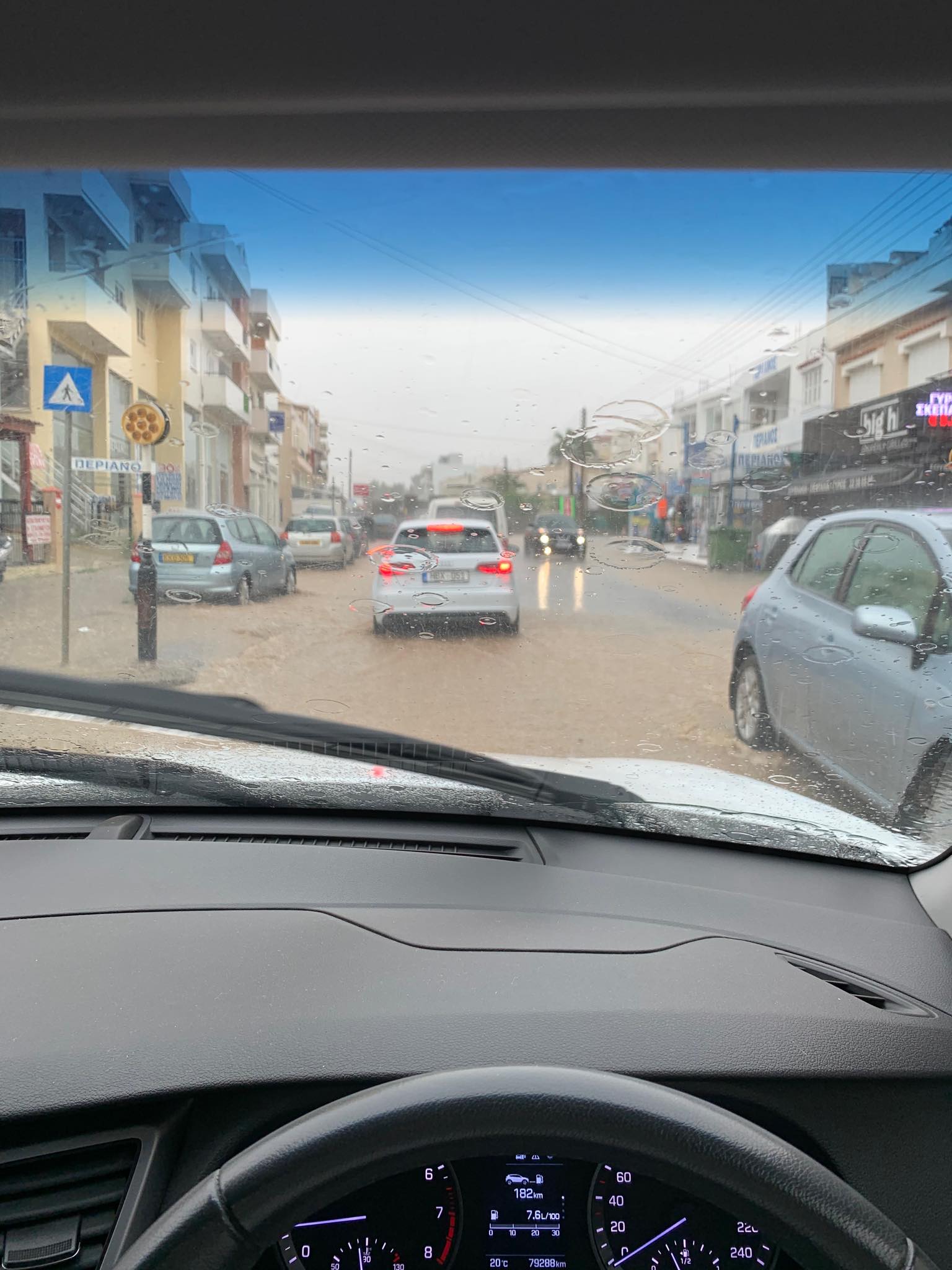 "Βούλιαξε" η Ανθούπολη από τις σφοδρές βροχοπτώσεις (ΒΙΝΤΕΟ)