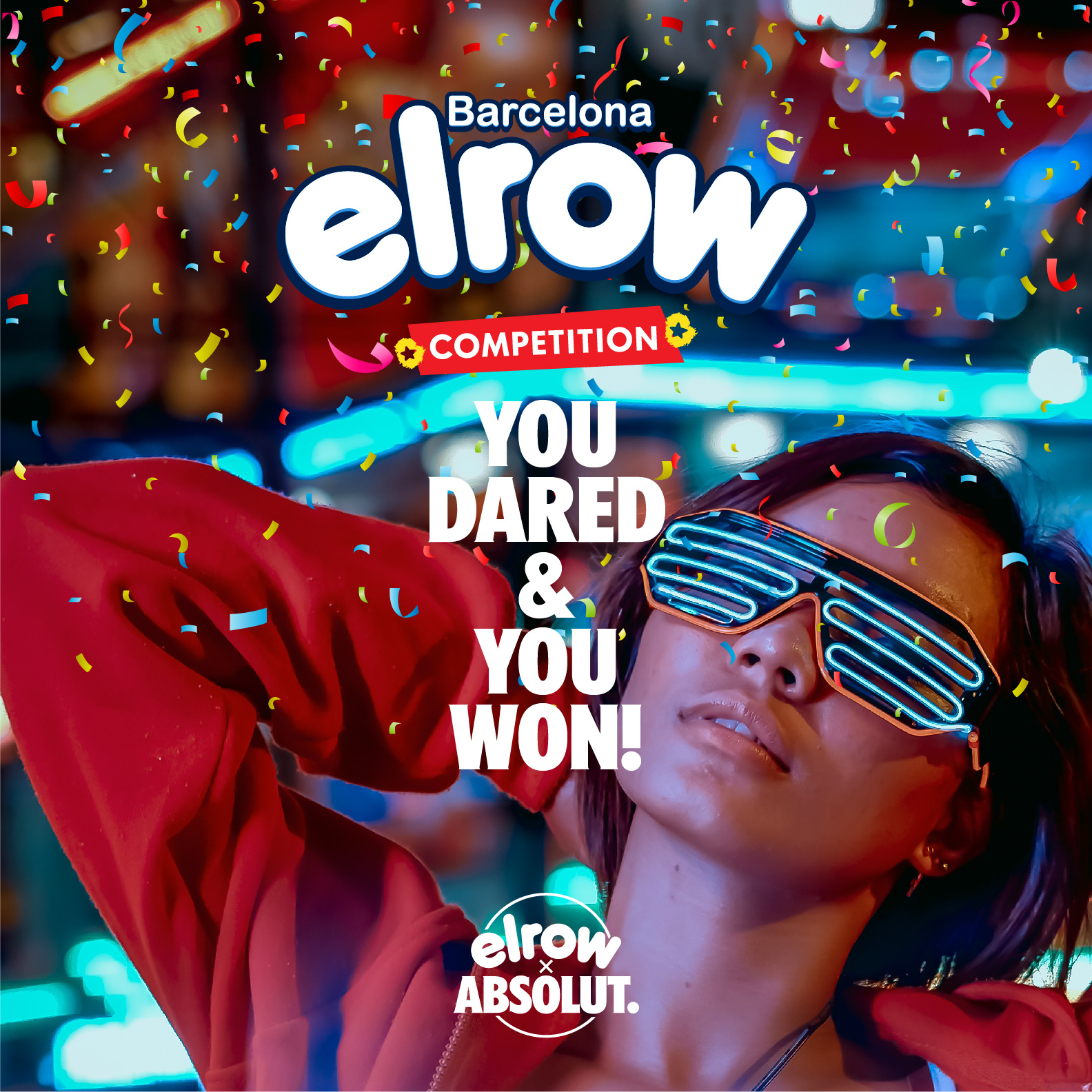 DARE TO ELROW. Η ABSOLUT ΣΕ ΠΑΕΙ ΣΤΗ ΒΑΡΚΕΛΩΝΗ