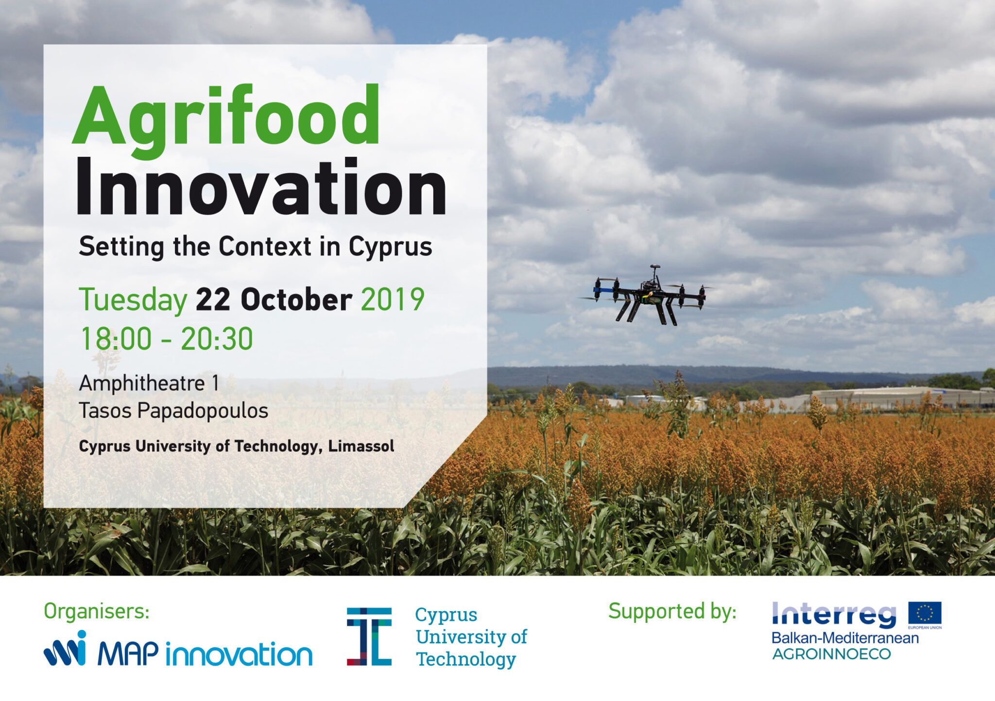 Συνέδριο με τίτλο Agrifood Innovation – Setting the Context in Cyprus