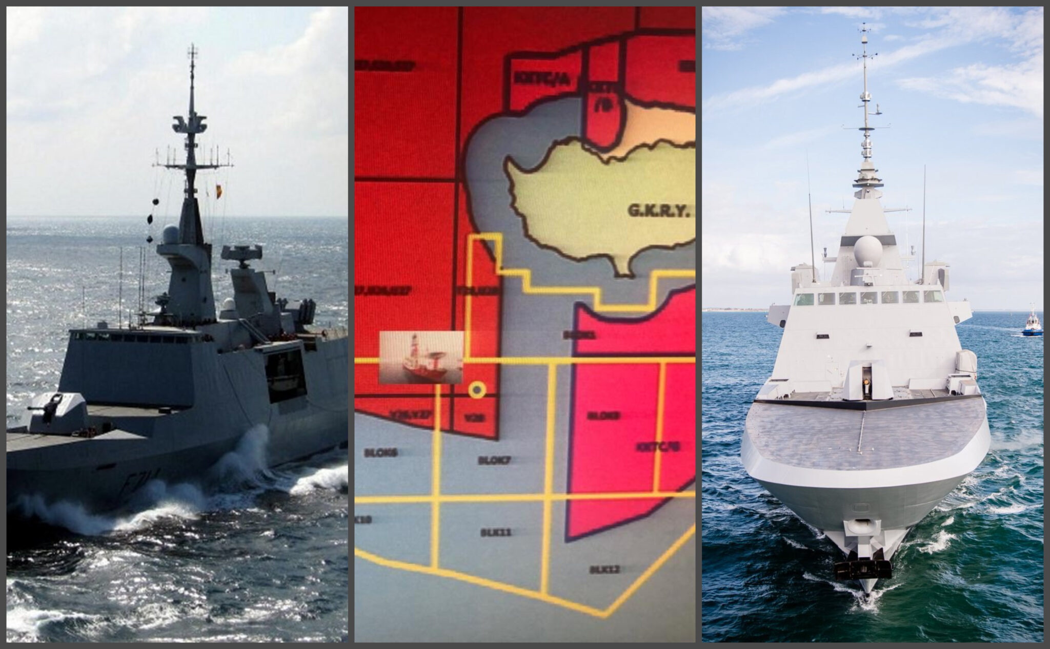 Σε απόσταση αναπνοής από το Yavuz οι φρεγάτες "La Fayette" και "Auvergne" (ΦΩΤΟ)