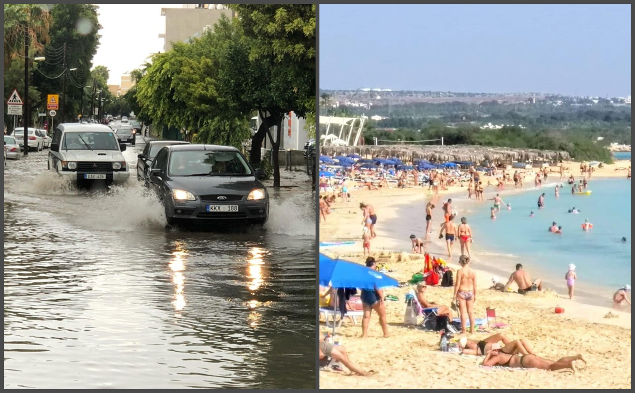 Από τις πλημμύρες, στην καλοκαιρία και ξανά στο βροχερό σκηνικό (ΒΙΝΤΕΟ)