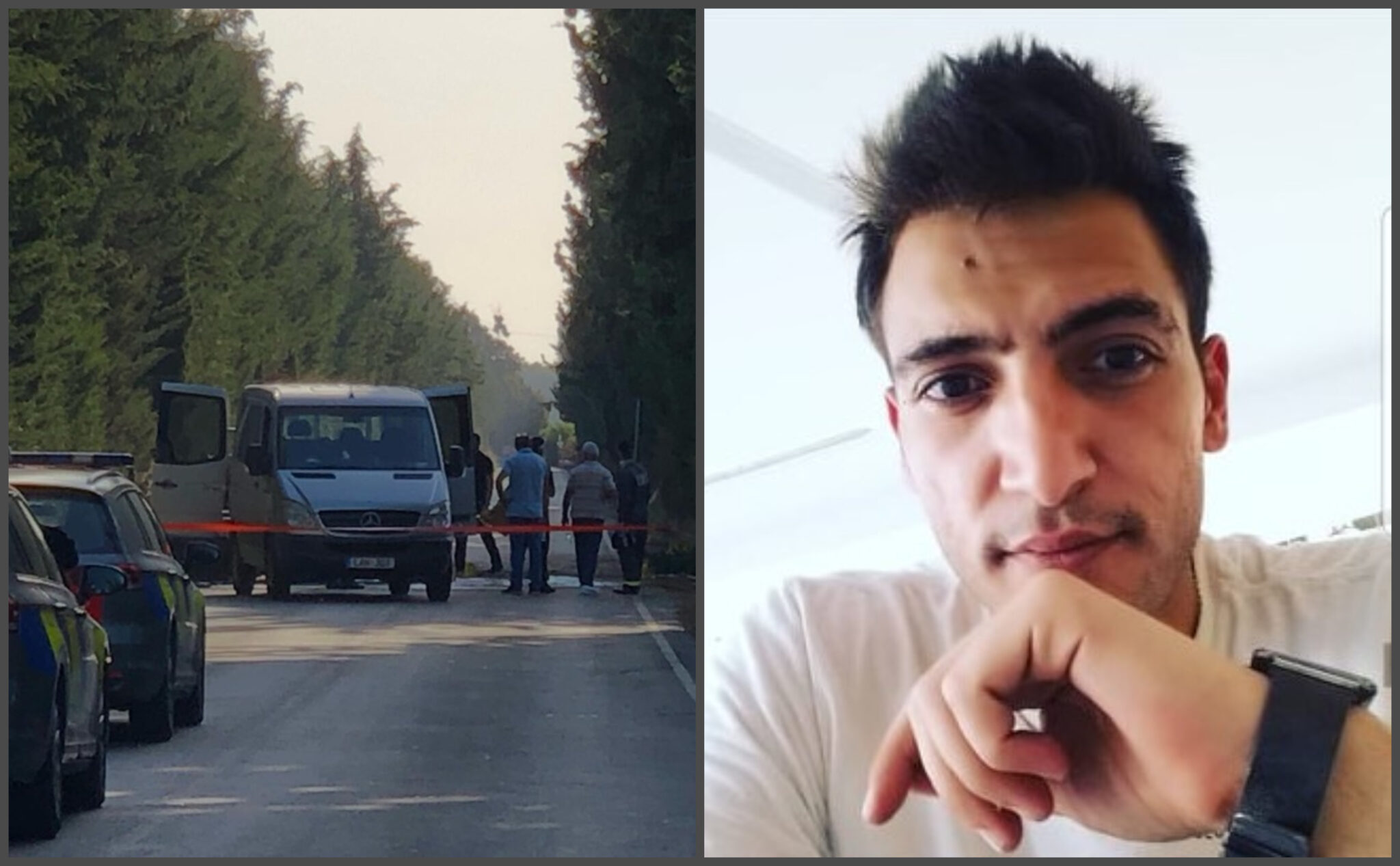 Θρήνος για τον άτυχο Αριστοτέλη που ξεψύχησε στο φλεγόμενο όχημα του (ΦΩΤΟ)