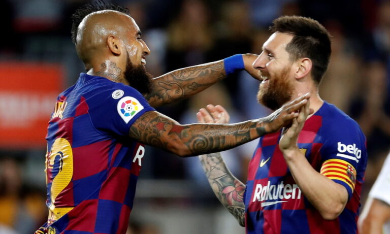 Η Μπάρσα διέλυσε την Σεβίλλη με ηγέτες Μέσι και Σοάρες