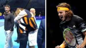 Ρίγη συγκίνησης! Η τρυφερή αγκαλιά του Τσιτσιπά στην μητέρα του(ΒΙΝΤΕΟ)