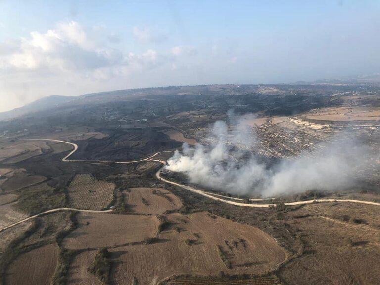 Δώδεκα πυρκαγιές μέσα σε ένα 24ωρο στην πόλη και επαρχία Πάφου